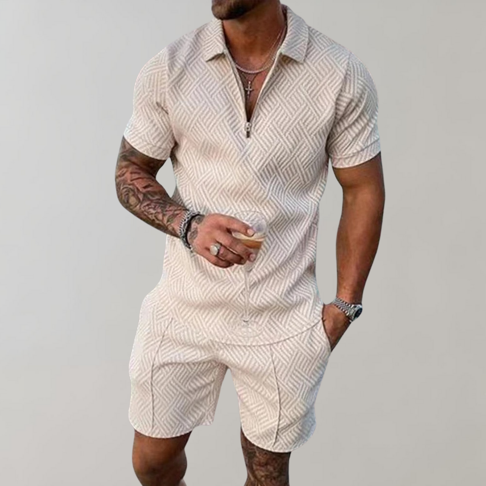 Men's Summer Set | Lightweight Casual Shirt & Shorts Co-Ord 5