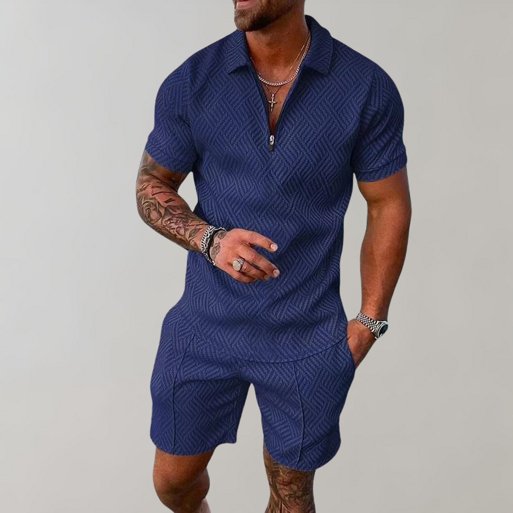 Men's Summer Set | Lightweight Casual Shirt & Shorts Co-Ord 6