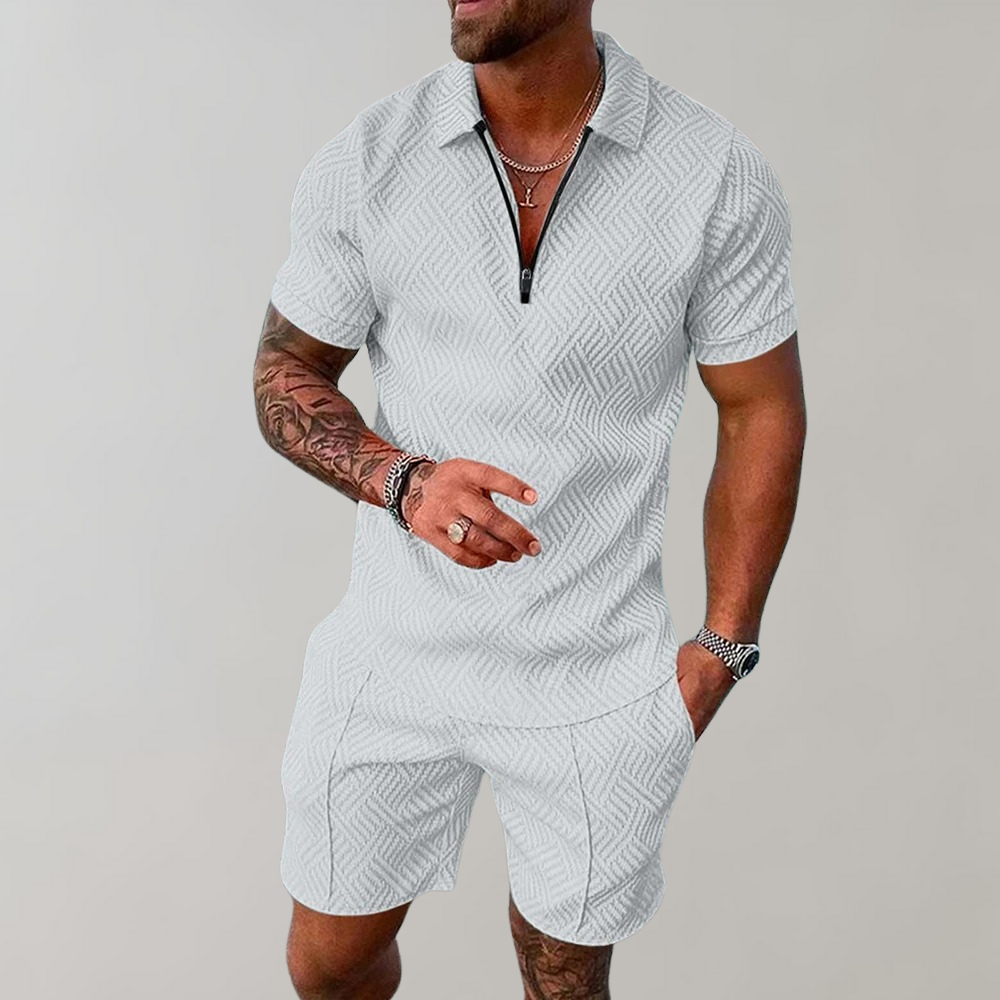 Men's Summer Set | Lightweight Casual Shirt & Shorts Co-Ord 8