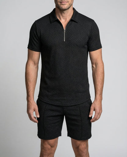 Men's Summer Set | Short Sleeve Polo Shirt & Shorts 1