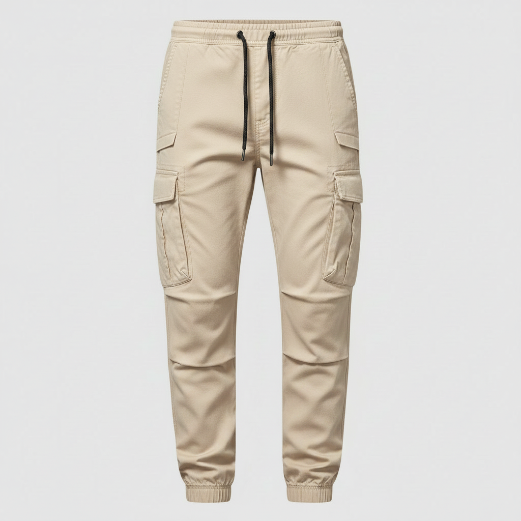 Men's Tactical Cargo Pants | Black Multi-Pocket Trousers 0