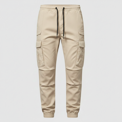 Men's Tactical Cargo Pants | Black Multi-Pocket Trousers 0