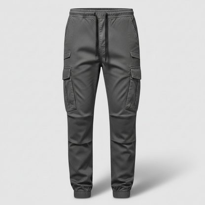 Men's Tactical Cargo Pants | Black Multi-Pocket Trousers 6