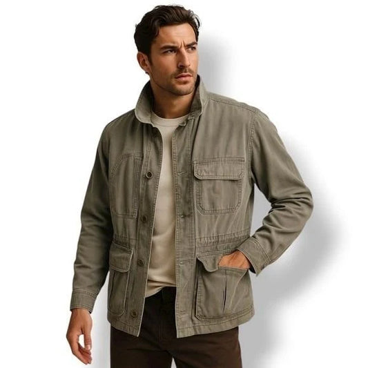 Men's Tactical Utility Jacket Olive Green 0