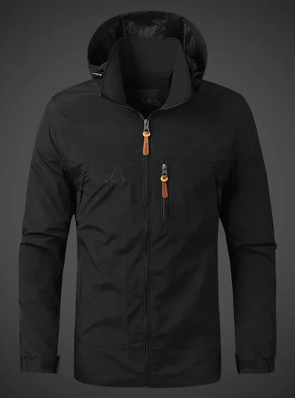 Men's Waterproof Rain Jacket | Breathable Lightweight Coat 0