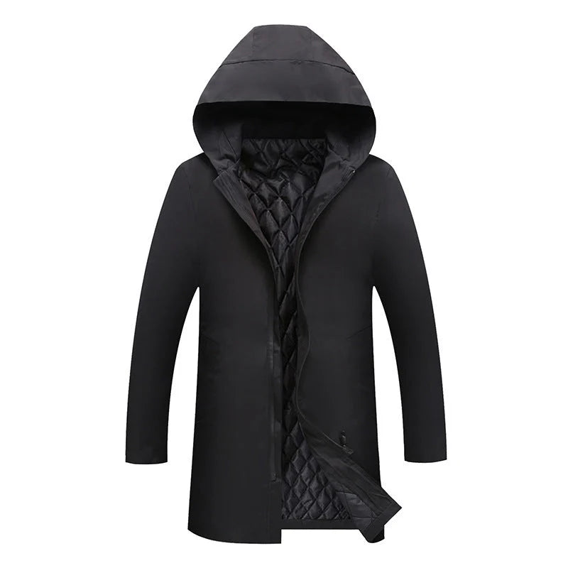 Men's Weatherproof Long Coat Insulated Autumn 4