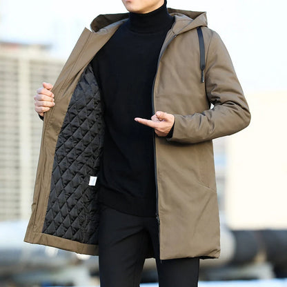 Men's Weatherproof Long Coat Insulated Autumn 5