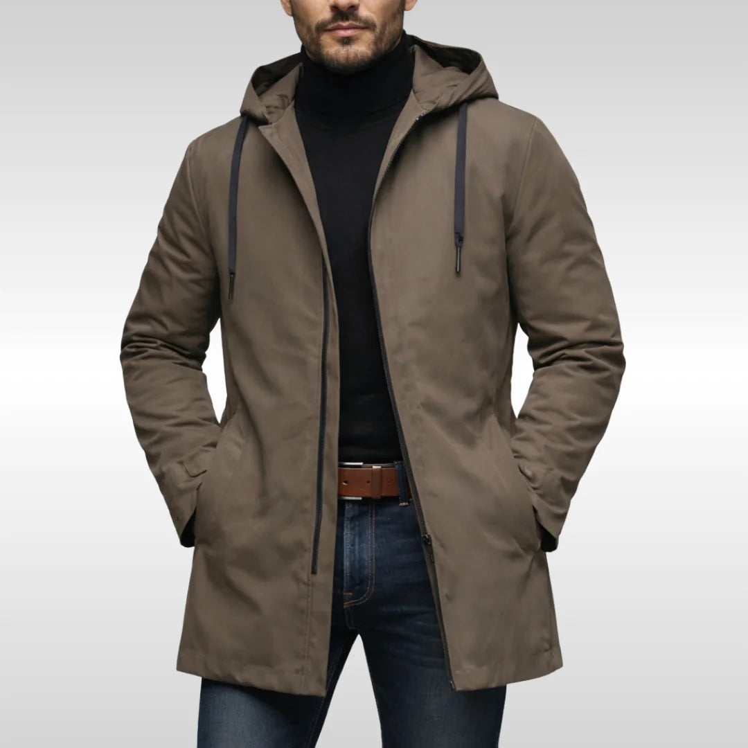 Men's Weatherproof Long Coat Insulated Autumn 6