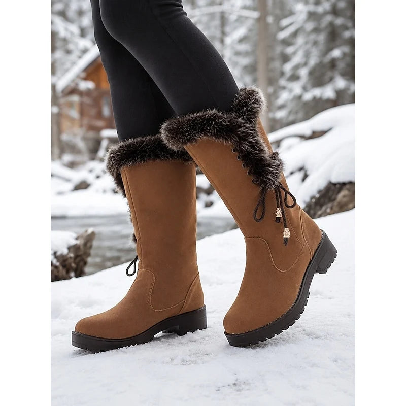 Meredith | Fur-Trimmed Knee-High Winter Boots 2