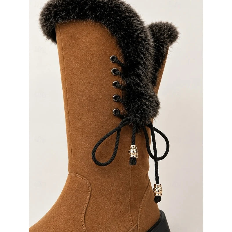 Meredith | Fur-Trimmed Knee-High Winter Boots 5