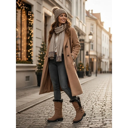 Meredith | Fur-Trimmed Knee-High Winter Boots 8