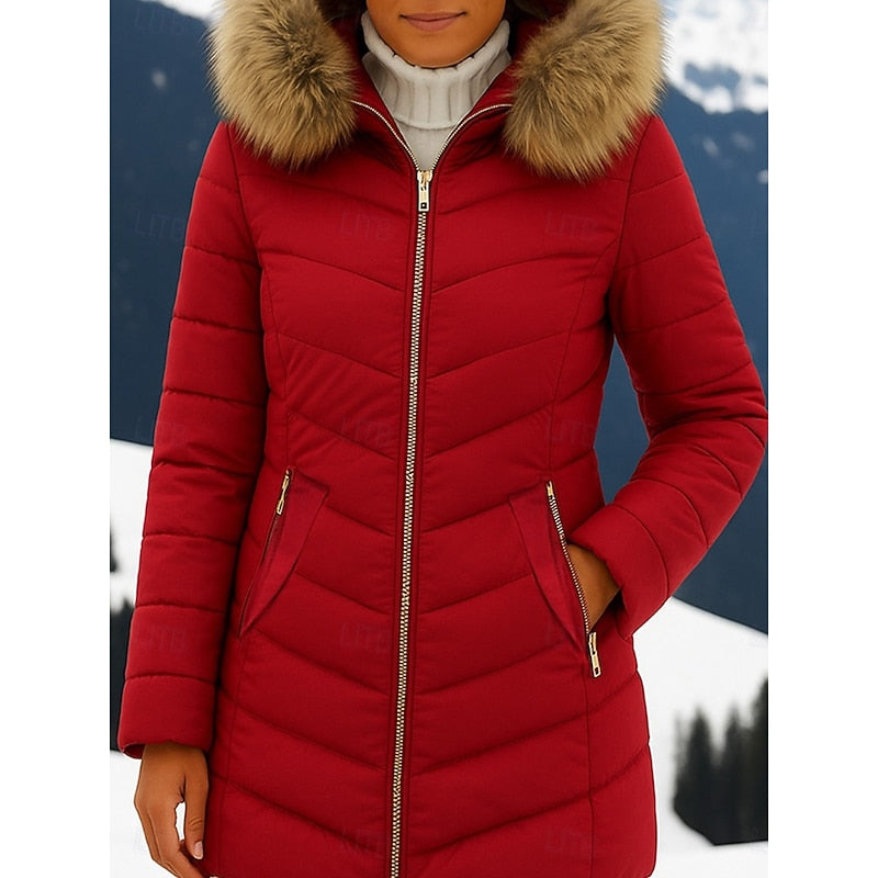 Meredith | Women's Hooded Winter Parka Insulated Coat 0
