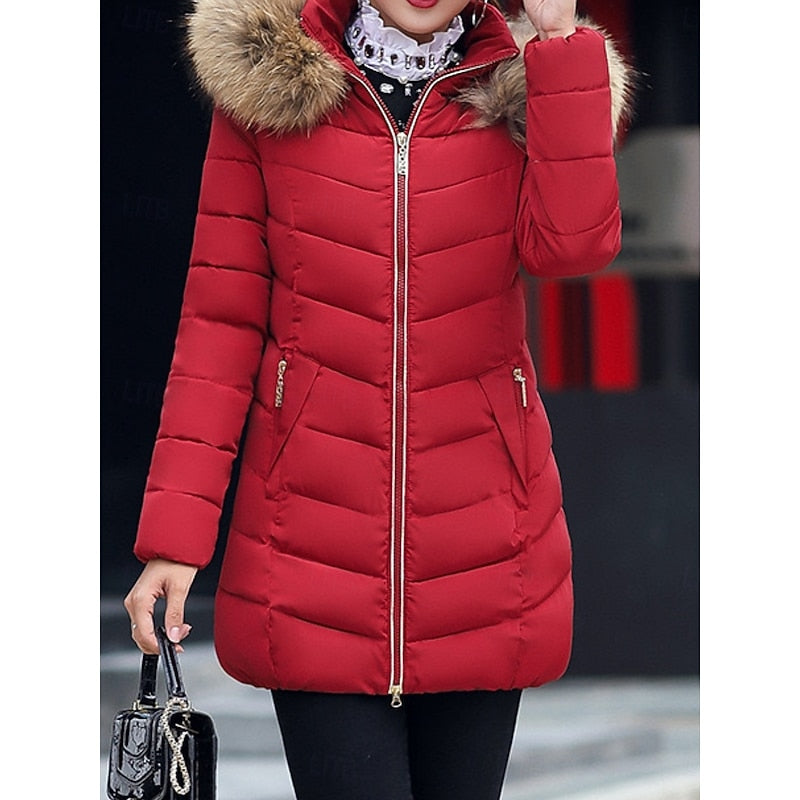 Meredith | Women's Hooded Winter Parka Insulated Coat 4