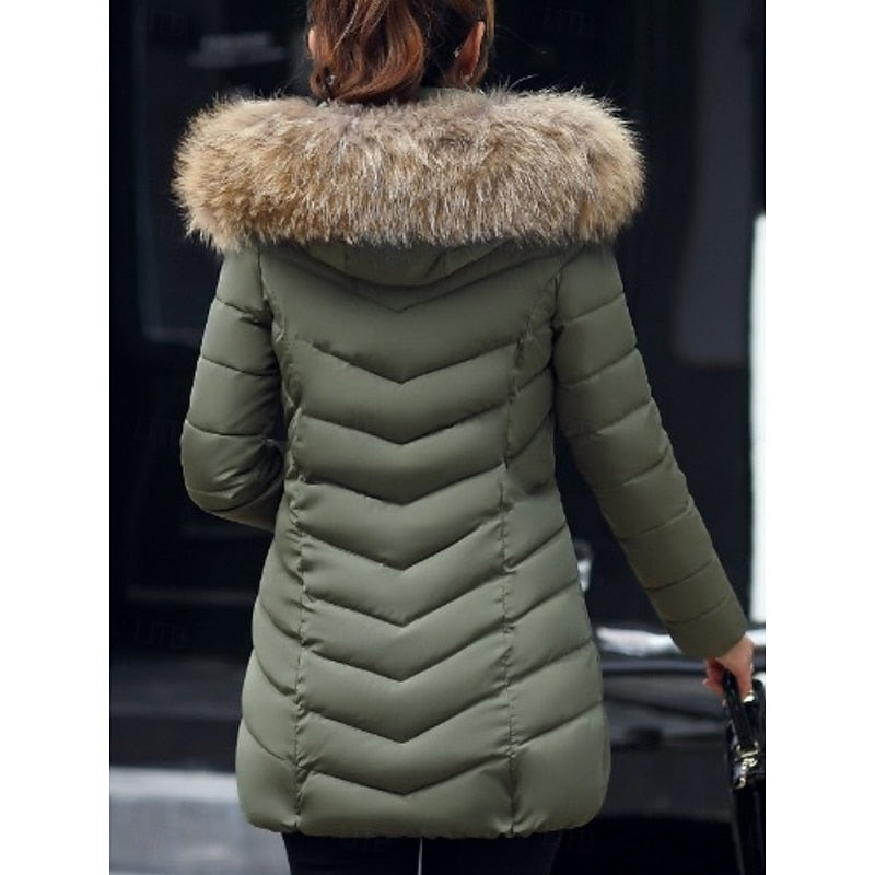 Meredith | Women's Hooded Winter Parka Insulated Coat 7