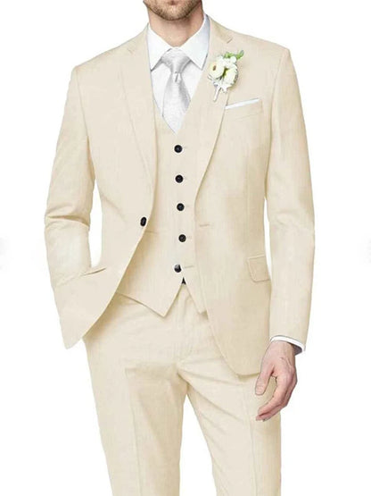 Nathan | Men's Formal One-Button Notch Lapel Suit 0