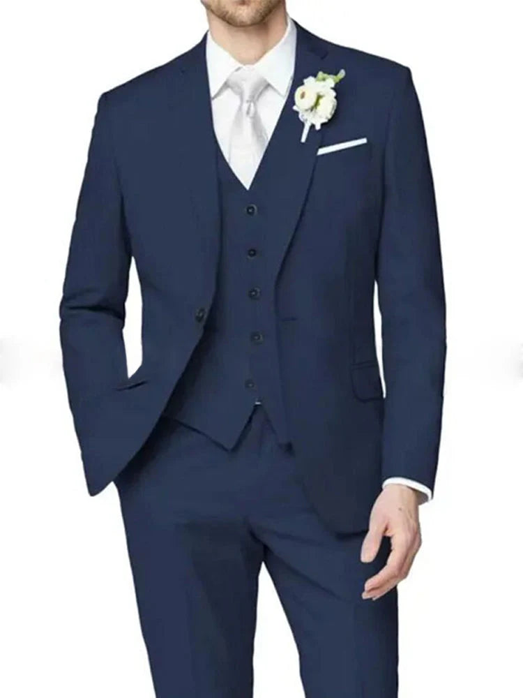 Nathan | Men's Formal One-Button Notch Lapel Suit 3