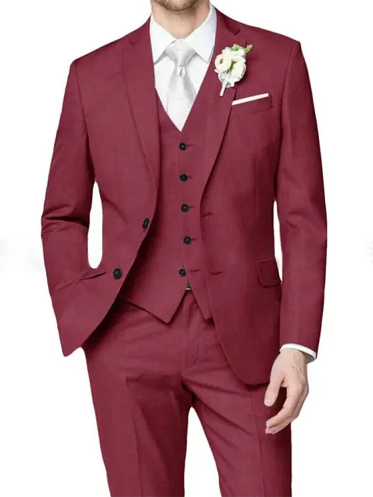 Nathan | Men's Formal One-Button Notch Lapel Suit 7