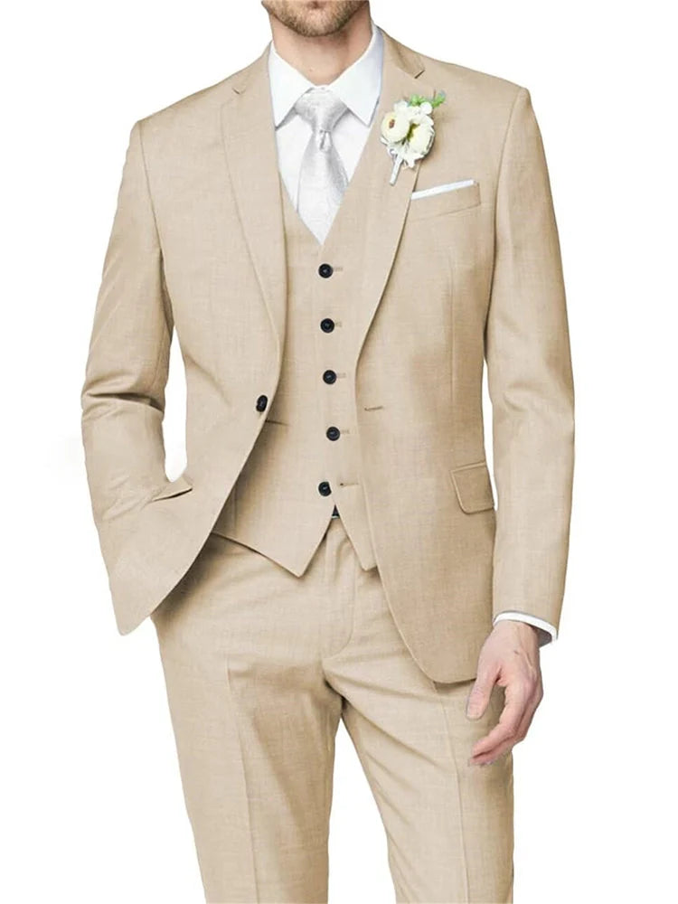 Nathan | Men's Formal One-Button Notch Lapel Suit 8