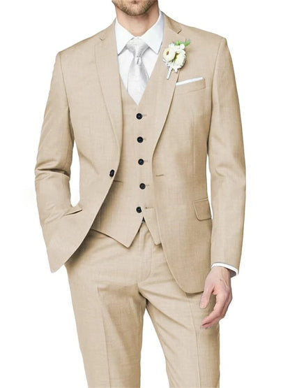 Nathan | Men's Formal One-Button Notch Lapel Suit 8