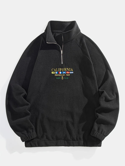 Nathan | Men's Quarter-Zip High-Neck Sweatshirt 1