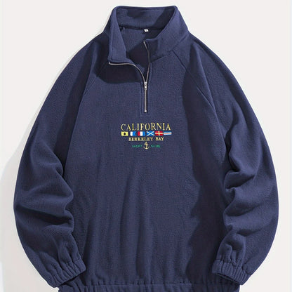 Nathan | Men's Quarter-Zip High-Neck Sweatshirt 7