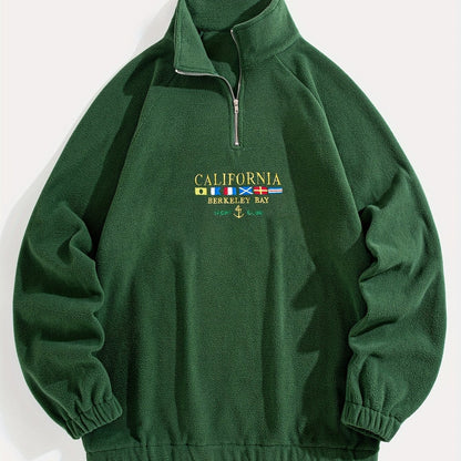 Nathan | Men's Quarter-Zip High-Neck Sweatshirt 9
