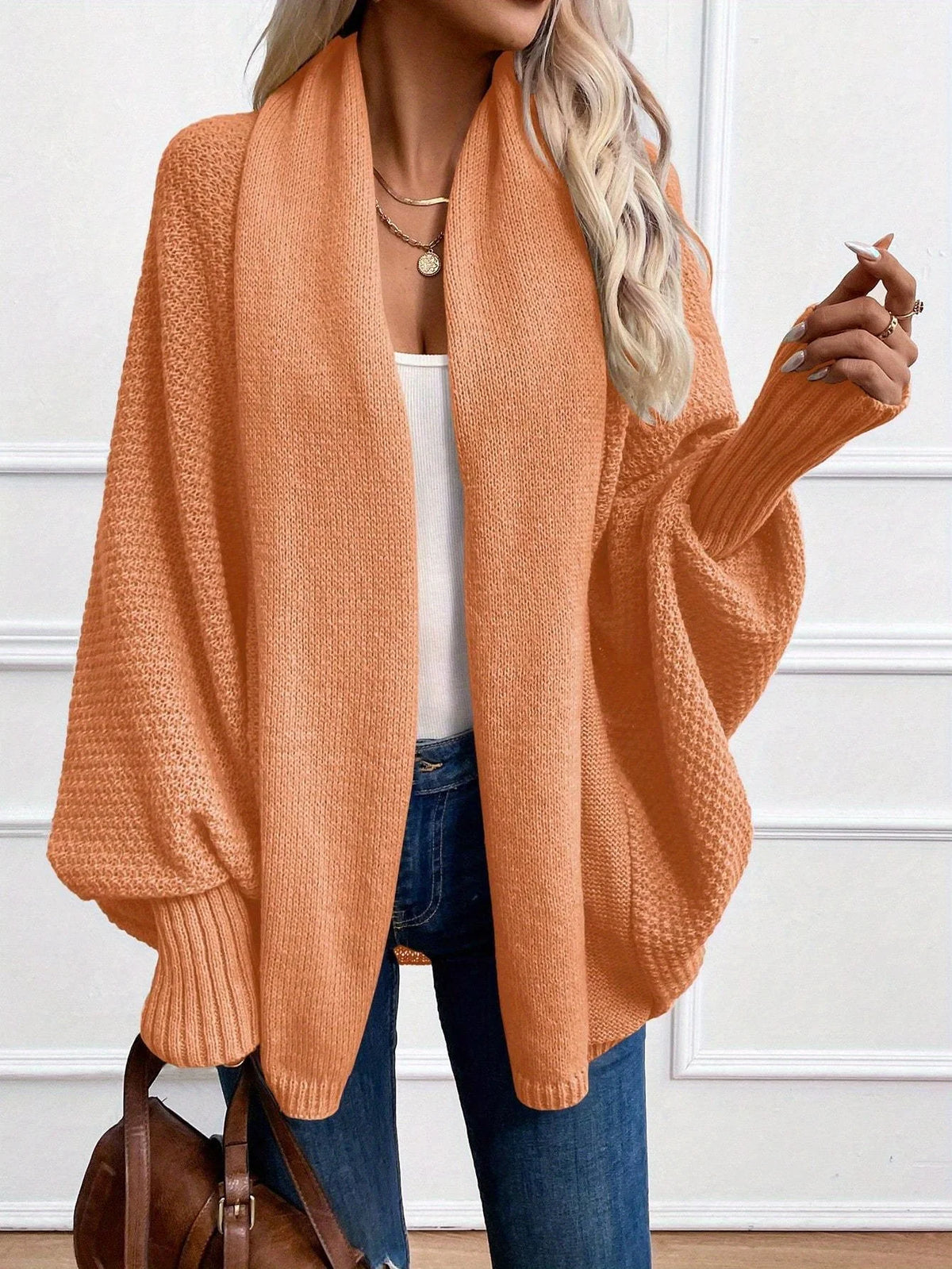 Odessa | Draped Shawl-Collar Cardigan 1