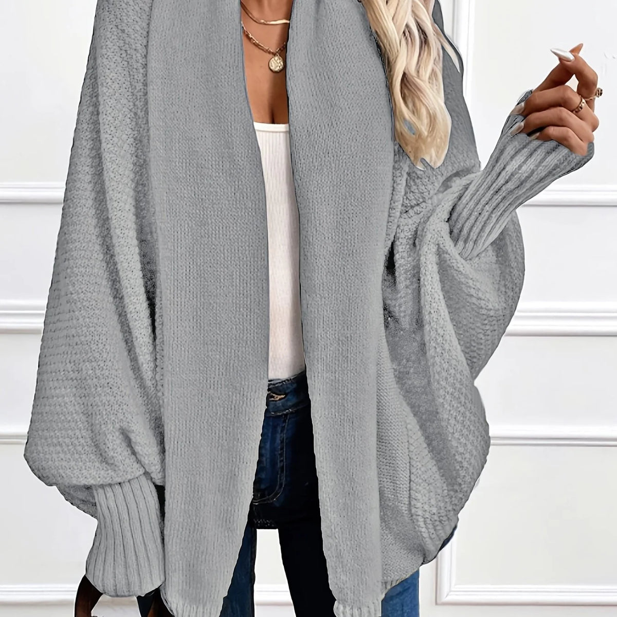 Odessa | Draped Shawl-Collar Cardigan 11