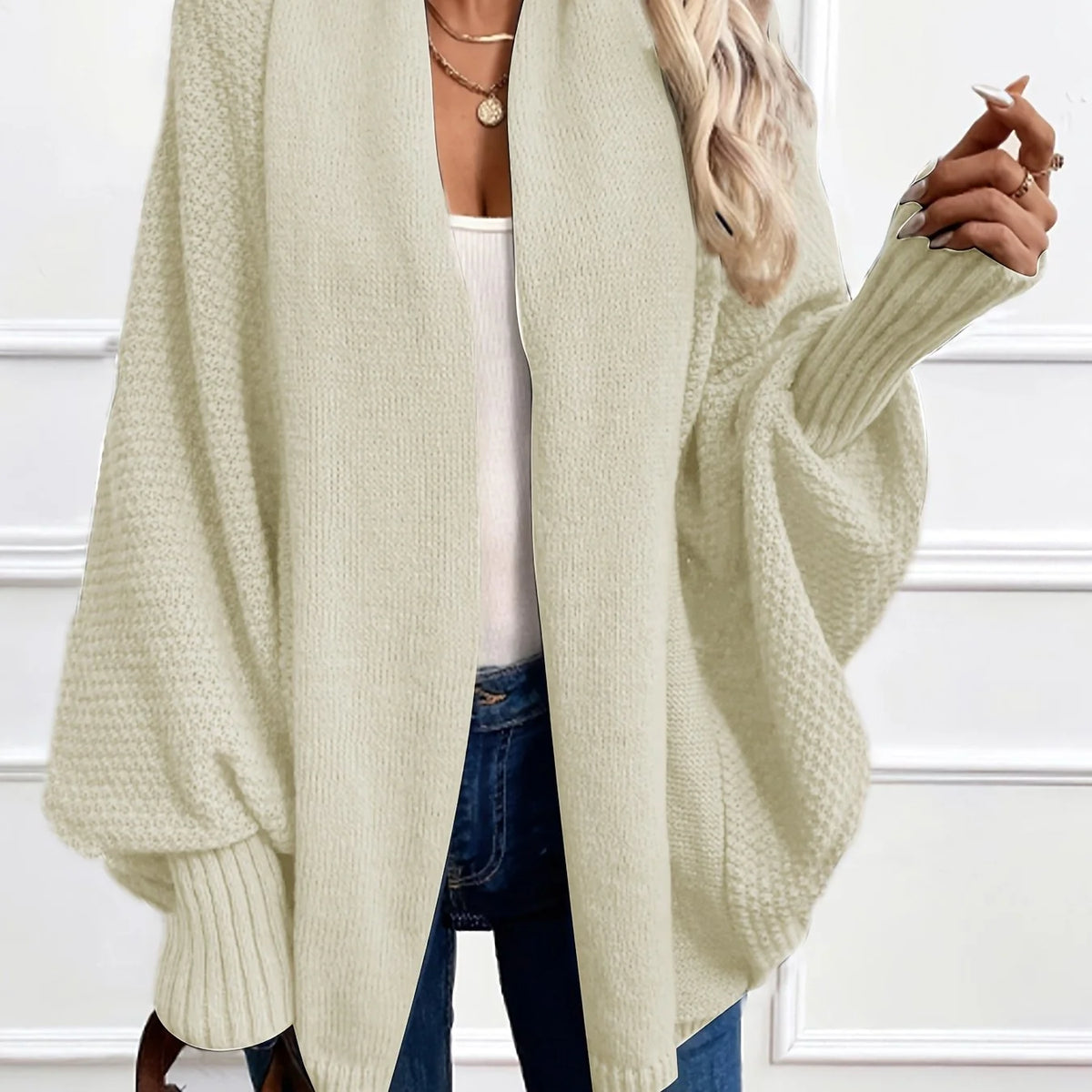 Odessa | Draped Shawl-Collar Cardigan 13