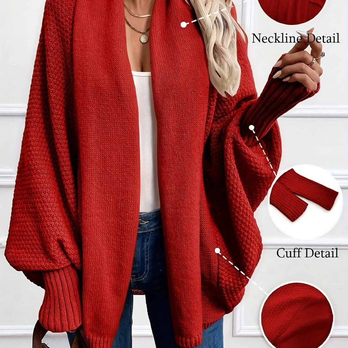 Odessa | Draped Shawl-Collar Cardigan 14