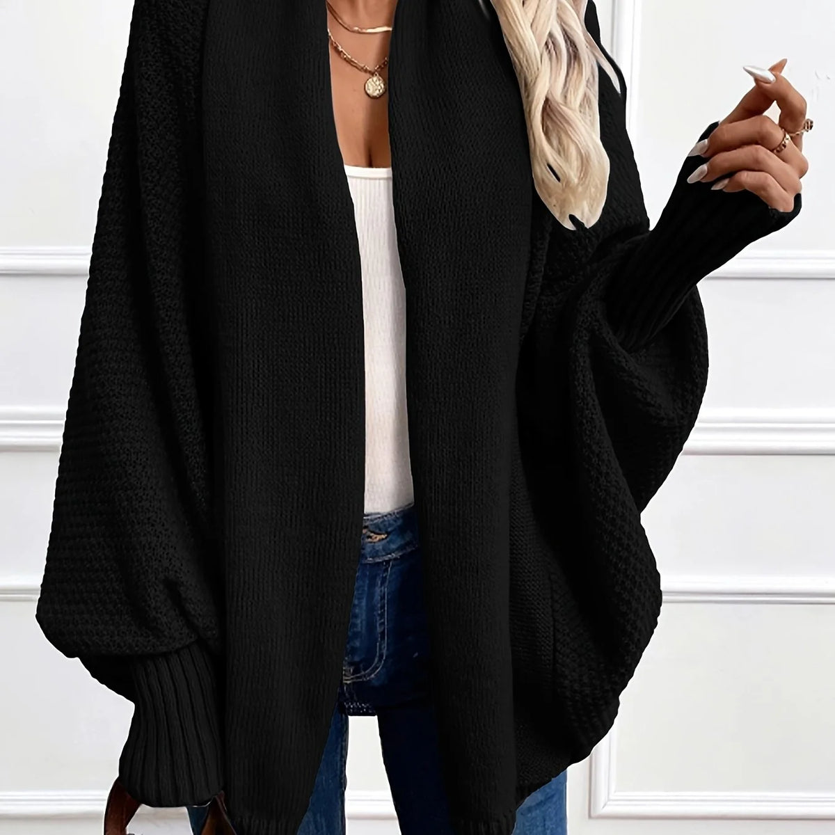 Odessa | Draped Shawl-Collar Cardigan 15