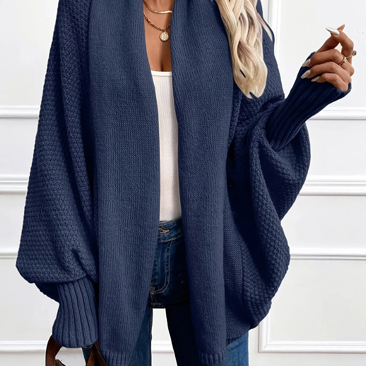 Odessa | Draped Shawl-Collar Cardigan 16