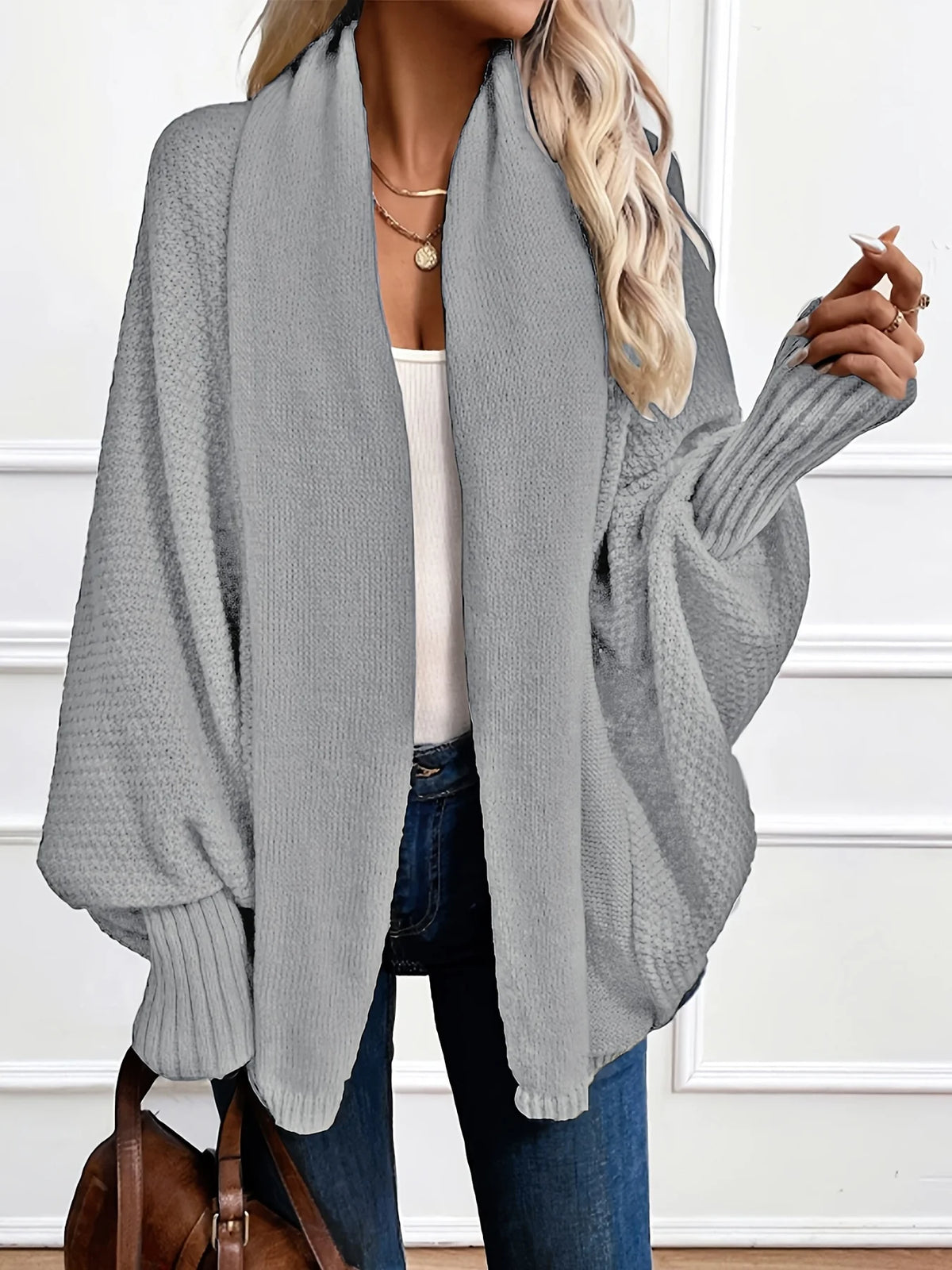 Odessa | Draped Shawl-Collar Cardigan 5