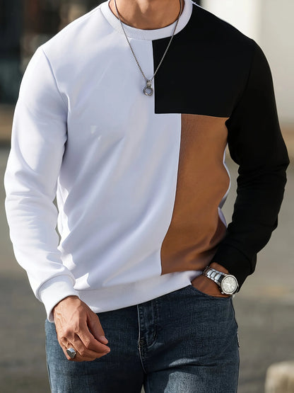 Oliver | Colour-Block Pullover Sweatshirt Casual Wear 2