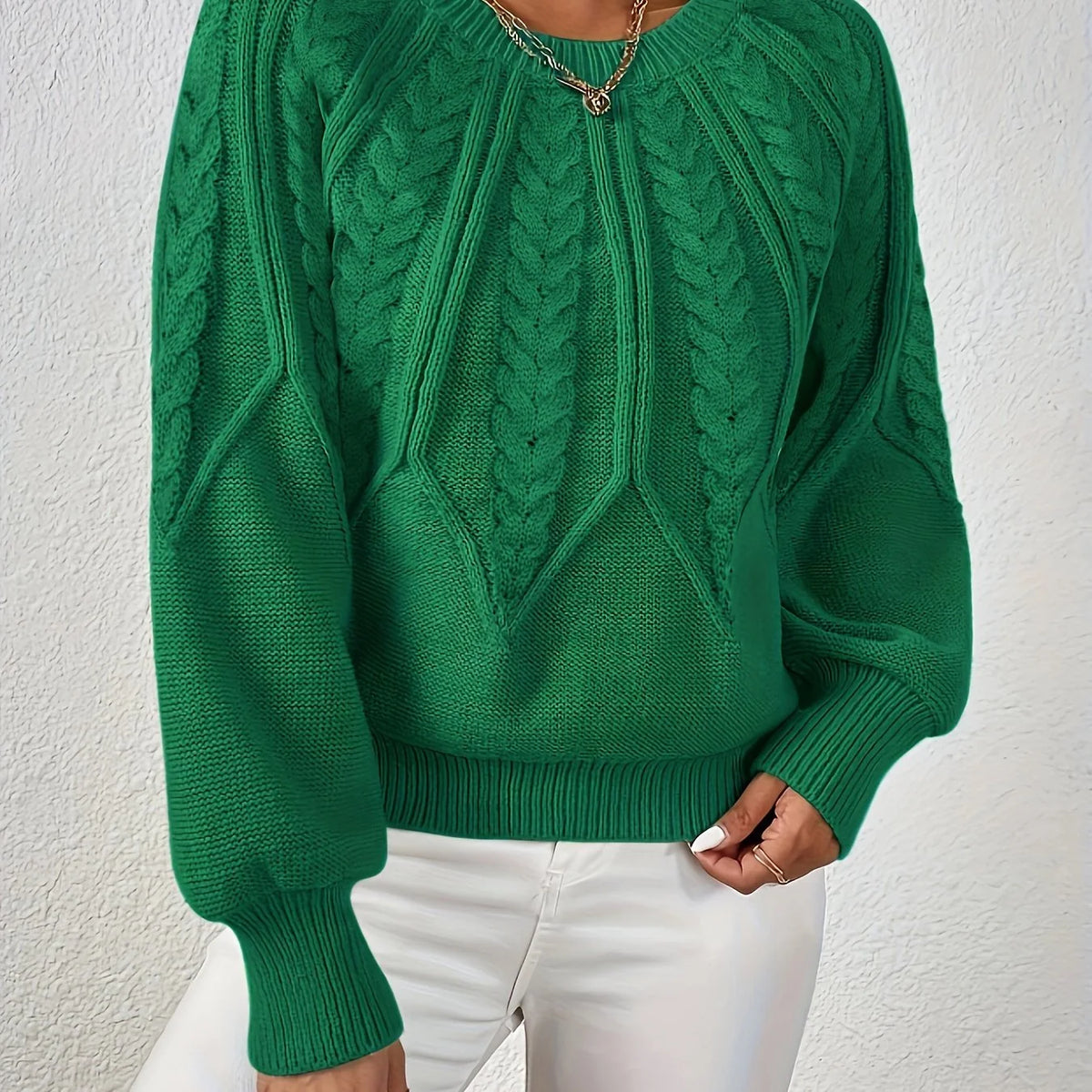 Ophelia | Relaxed Cable-Knit Sweater Women 10