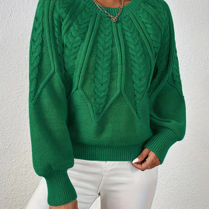 Ophelia | Relaxed Cable-Knit Sweater Women 10