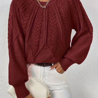 Ophelia | Relaxed Cable-Knit Sweater Women 11