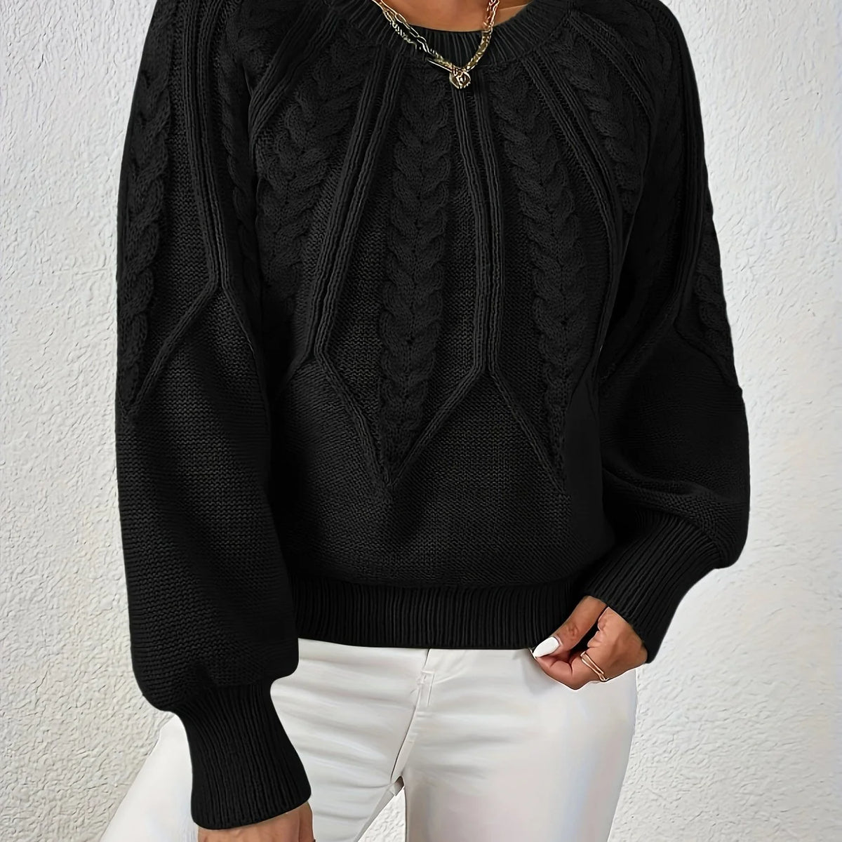 Ophelia | Relaxed Cable-Knit Sweater Women 12