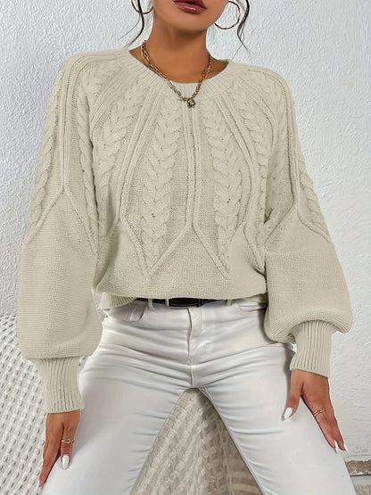 Ophelia | Relaxed Cable-Knit Sweater Women 8