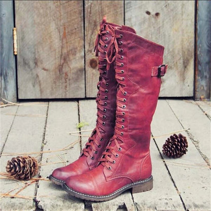 Prudence | Women's Tall Lace-Up Riding Boots 1