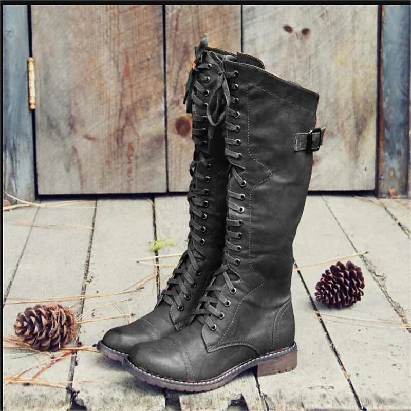 Prudence | Women's Tall Lace-Up Riding Boots 2