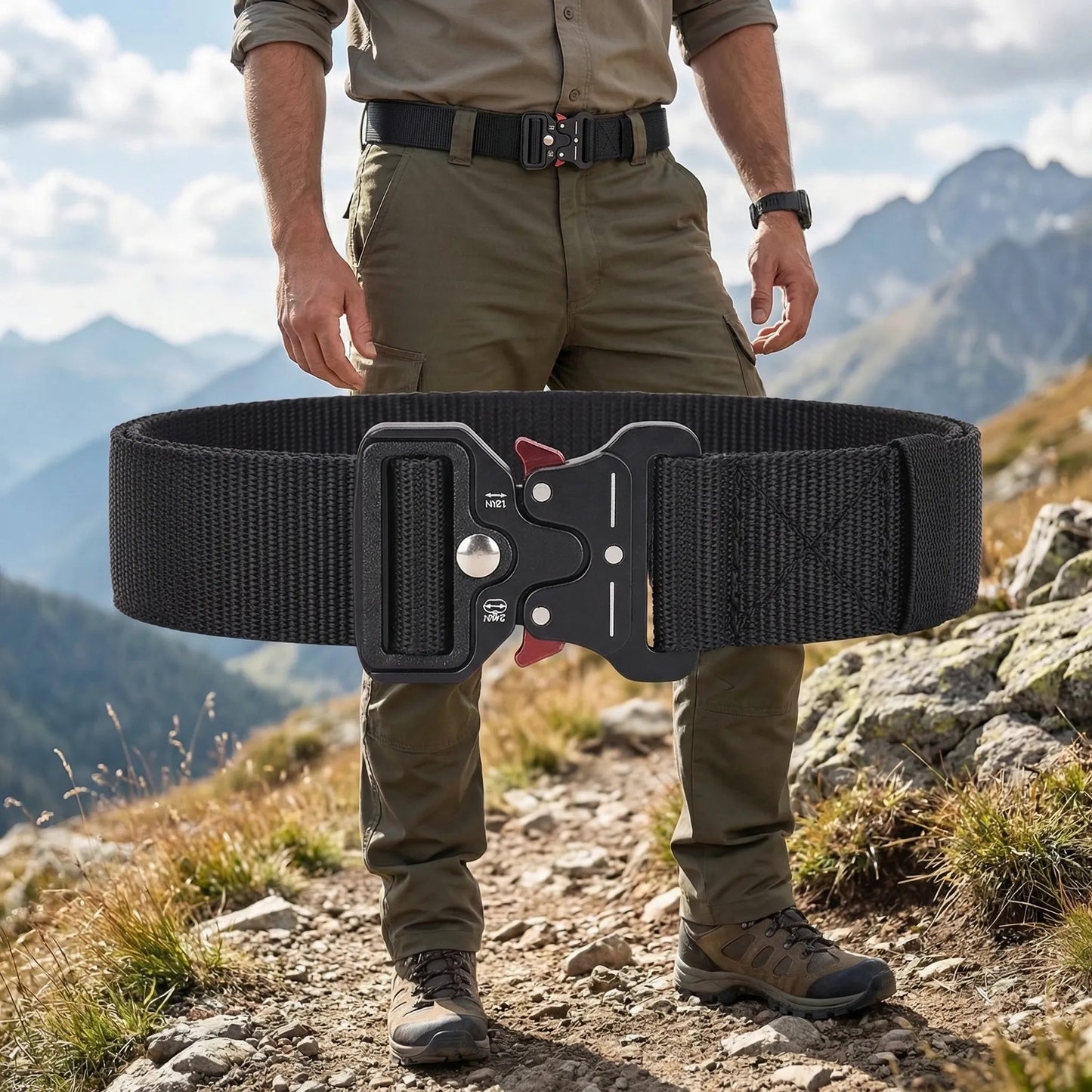 Quick-Release Tactical Belt | Adjustable Outdoor Gear 2