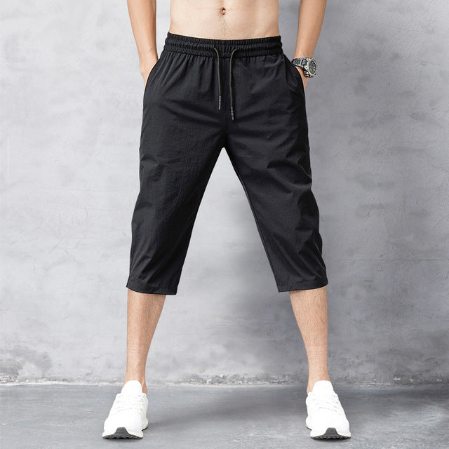 Quick Dry Swim Shorts | Men's Swim Trunks 3/4 Length Beachwear 0