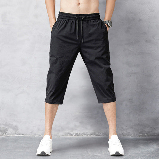 Quick Dry Swim Shorts | Men's Swim Trunks 3/4 Length Beachwear 0