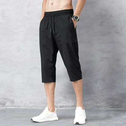 Quick Dry Swim Shorts | Men's Swim Trunks 3/4 Length Beachwear 3