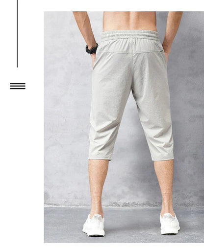 Quick Dry Swim Shorts | Men's Swim Trunks 3/4 Length Beachwear 5