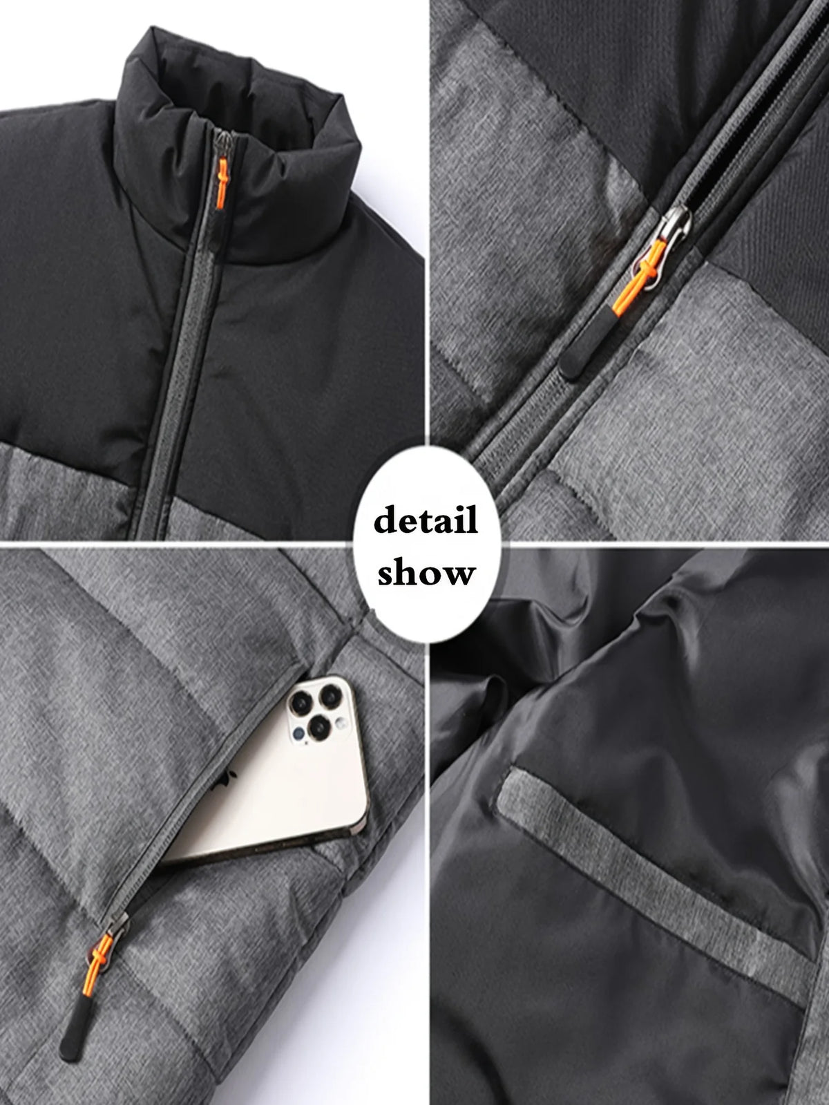 Quilted Stand-Collar Vest | Men's Vest 2