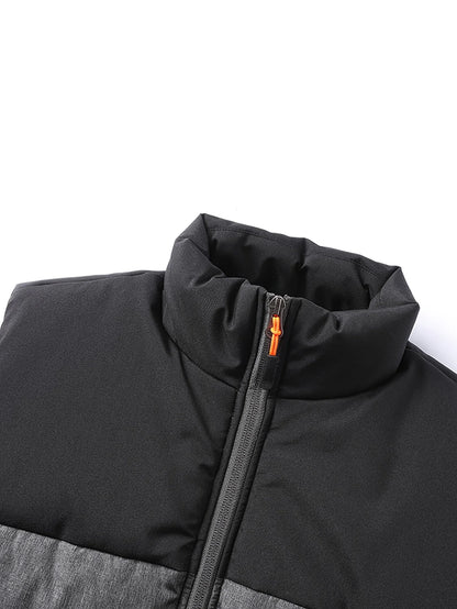 Quilted Stand-Collar Vest | Men's Vest 4