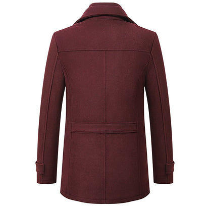 Reid | Tailored Wool Blend Business Overcoat for Men 4