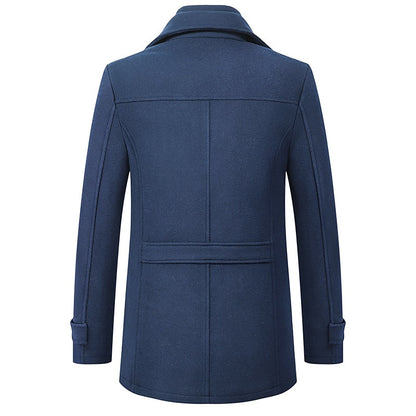 Reid | Tailored Wool Blend Business Overcoat for Men 6